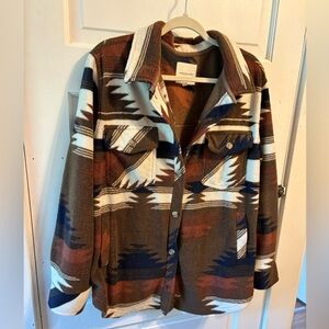 Large Western Style Thread & Supply Shacket